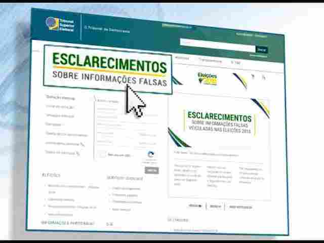 Fake News: TSE lança página para esclarecer eleitores