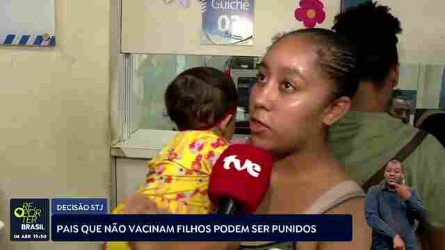 STJ decide que pais que não vacinam filhos podem ser multados em até 20 salários