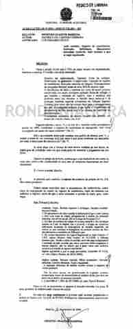 CONFIRA A ÍNTEGRA DA DECISÃO QUE NÃO PERMITIU "SANDRO DOS PINTINHOS" NA URNA ELETRÔNICA
