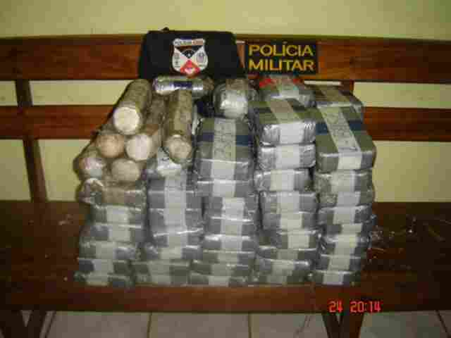 POLÍCIA MILITAR APREENDE 100 QUILOS DE COCAÍNA EM RONDÔNIA