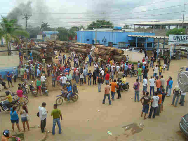 Ação federal gera protestos na região de Buritis