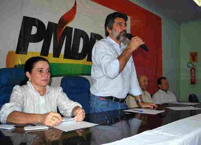 Raupp reeleito presidente do diretório estadual do PMDB