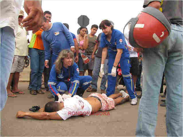 Homem é morto a tiros na zona Norte de Porto Velho; veja imagens