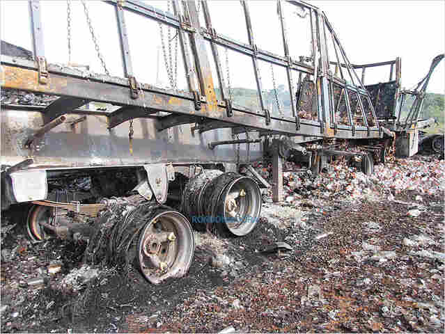 CONFIRMADO NOME DE UM DOS MORTOS NA EXPLOSÃO QUE DESTRUIU CAMINHÃO NA BR-364; VEJA IMAGENS