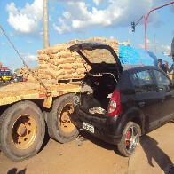 Acidente na Capital tumultua trânsito no final da tarde