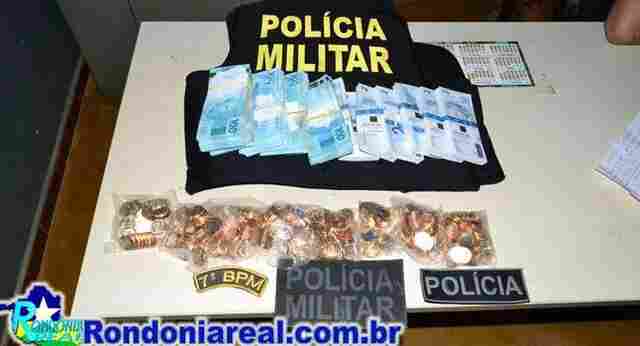 Polícia recupera R$ 50 mil dos R$ 295 mil roubados em Cujubim