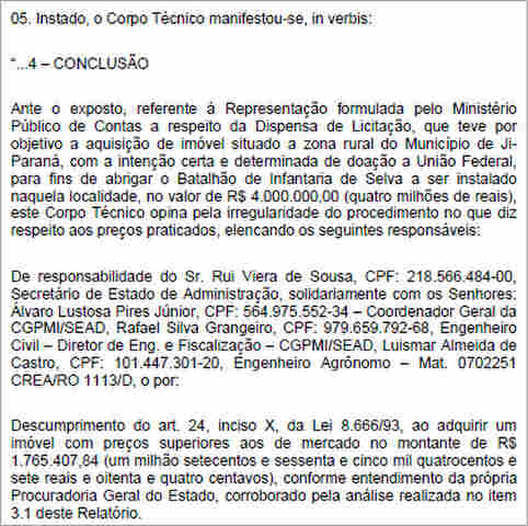 TRIBUNAL DE CONTAS CONTESTA LAUDO DE SERVIDORES DO GOVERNO E ALEGA PREJUÍZO DE R$ 1,7 MILHÃO AO ESTADO