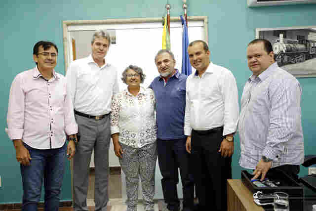 Hermínio Coelho recebe presidente nacional do PROS
