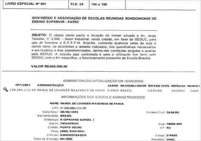 SECRETÁRIO DA CASA CIVIL FATURA R$ 1,3 MILHÃO ALUGANDO PRÉDIO PARA EDUCAÇÃO