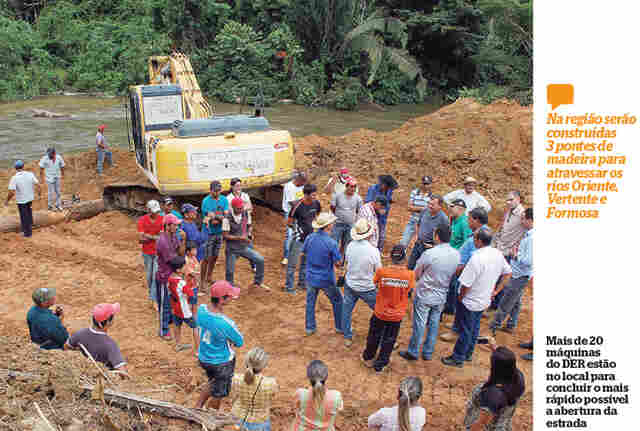 Obra tira 100 mil do isolamento
