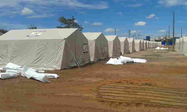 DEFESA CIVIL DIZ QUE NÃO VAI OBRIGAR DESABRIGADOS A USAREM ESTRUTURA DO PARQUE DOS TANQUES