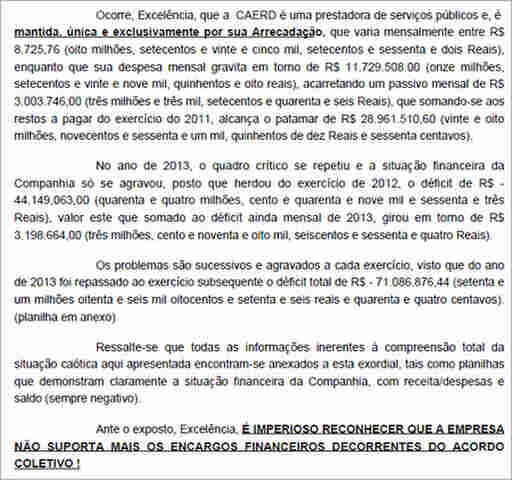 DEPOIS DE CRIAR MAIS DE 100 CARGOS, CAERD VAI À JUSTIÇA PARA RETIRAR BENEFÍCIOS DE SERVIDOR