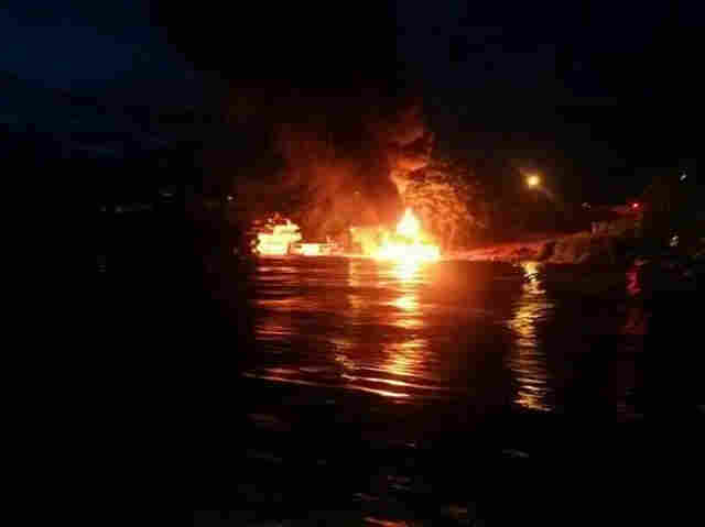 Balsa explode e deixa um morto e quatro feridos em Itacoatiara