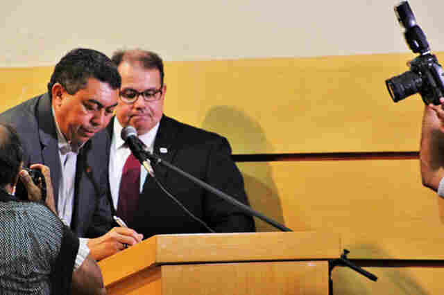 Ética no meu governo será cuidar do dinheiro do povo, afirma Padre Ton na OAB