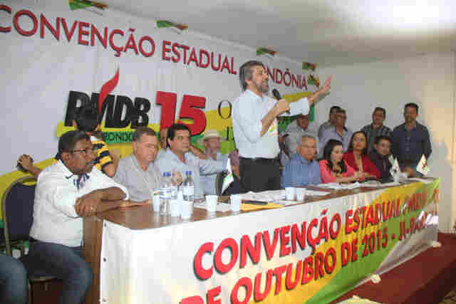 Raupp é reconduzido à presidência do PMDB rondoniense