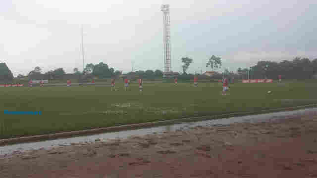 Chuva dificulta jogo entre Guajará e Rondoniense pelo estadual na Pérola do Mamoré