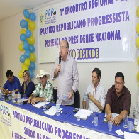Presidente nacional do PRP participa de encontro em Ji-Paraná