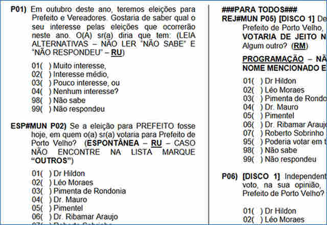 Ibope registra pesquisa em Porto Velho e divulga resultado na próxima quarta