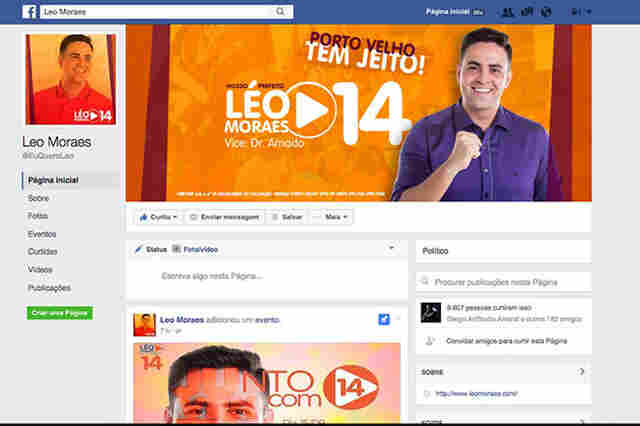 Léo busca interatividade com eleitores