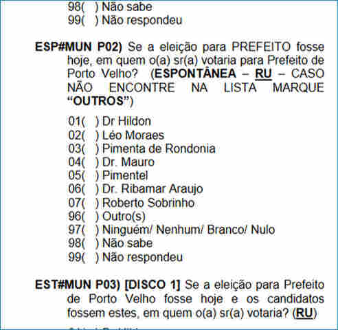 Ibope divulga nova pesquisa em Porto Velho na segunda-feira