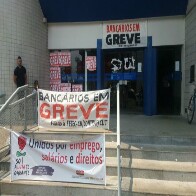 Greve dos bancários já dura nove dias e 112 agências estão paradas em RO