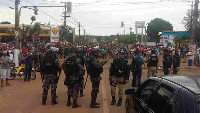 Aumenta tensão na BR-319; tropa de choque pode agir a qualquer momento
