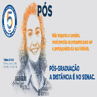 Senac está com inscrições abertas para cursos de pós-graduação a distância