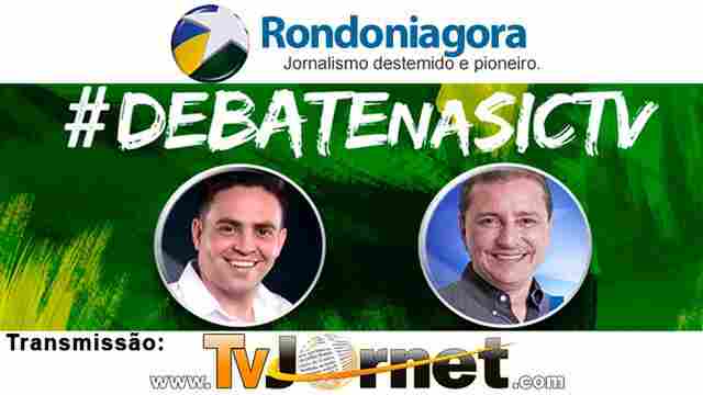 Debate da SicTV ao vivo: Léo Moraes e Hildon Chaves