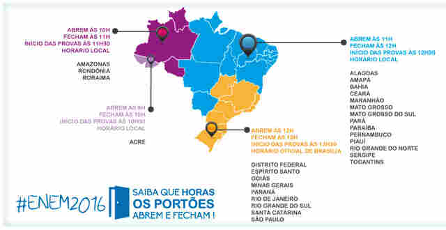 Rondônia não está na lista: Enem é adiado para mais de 240 mil