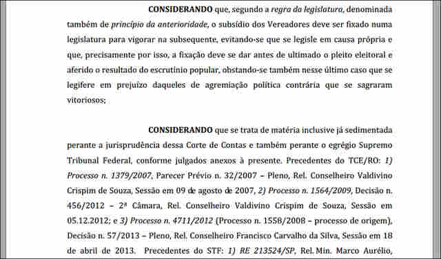 Câmara não deve aumentar salários, diz MPC