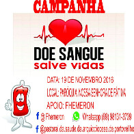 Igreja Católica organiza campanha de doação de sangue em Porto Velho