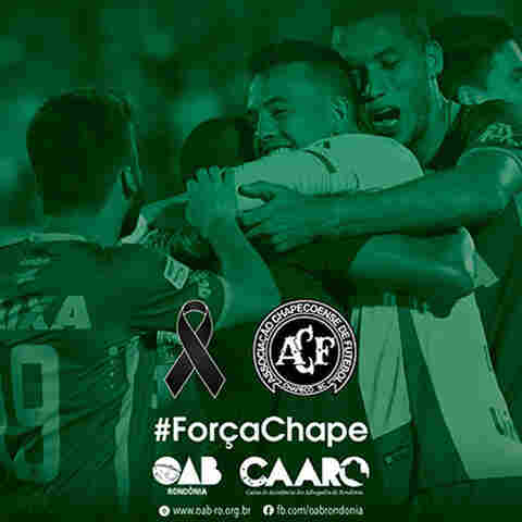 OAB/RO manifesta pesar pelas vítimas do voo com a delegação da Chapecoense