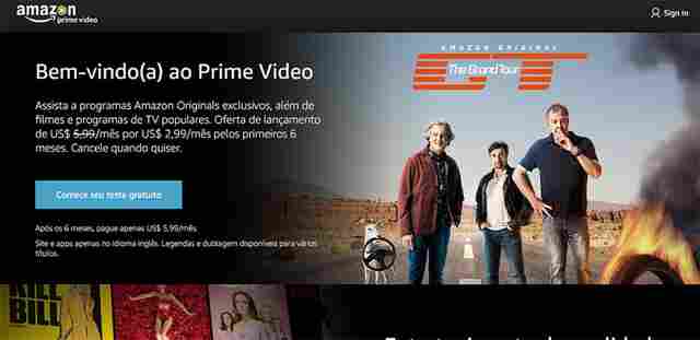 Concorrente do Netflix, Amazon PrimeVideo chega ao Brasil
