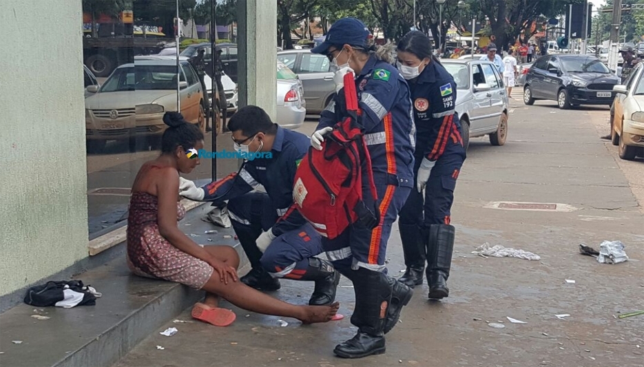 Por ciúmes, moradora de rua esfaqueia colega próximo da rodoviária de Porto Velho