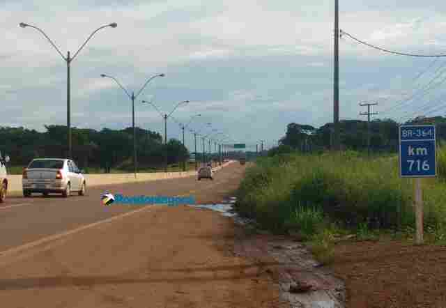 Dnit alega depredação e não pretende sinalizar trecho urbano de rodovias federais em Rondônia