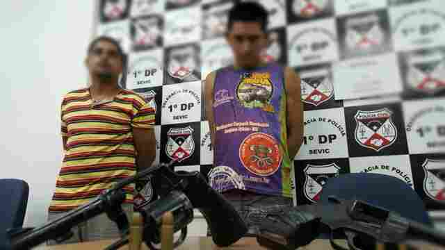 Dois suspeitos de furto a residência são presos com arma em Porto Velho