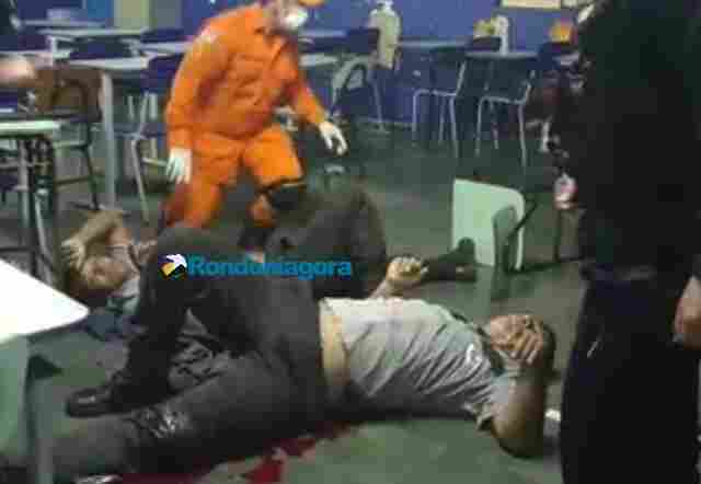 Vídeo: Criminosos invadem escola, tentam matar seguranças e fogem com duas armas