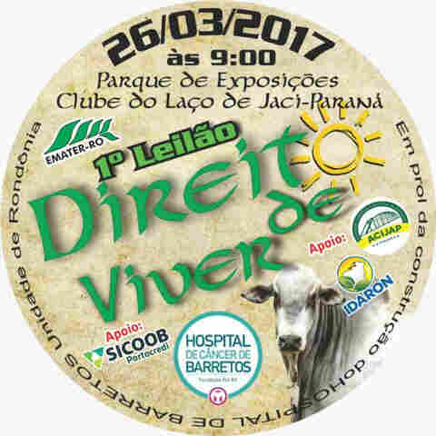 Jacy-Paraná terá 1º Leilão Direito de Viver em prol do Hospital do Câncer