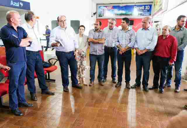Laerte Gomes faz visita técnica em aeroporto de Ji-Paraná
