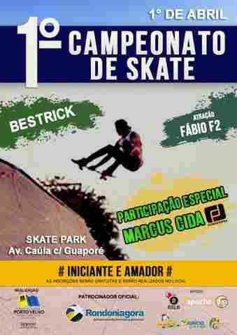 Prefeitura da capital promove campeonato de skate neste final de semana