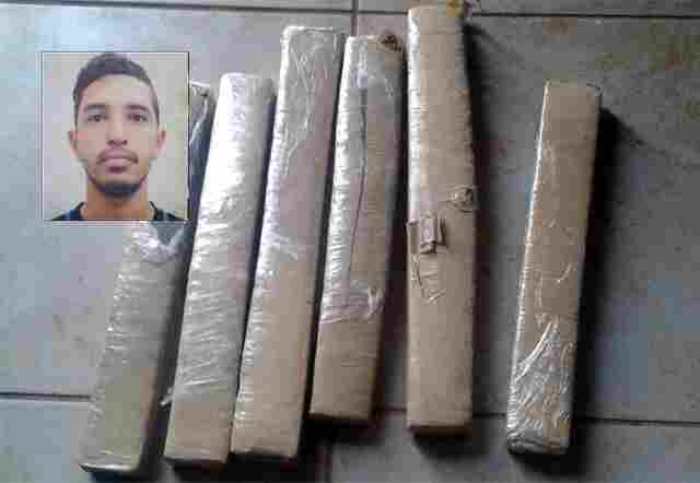 Polícia apreende 5 quilos de maconha durante buscas a foragido