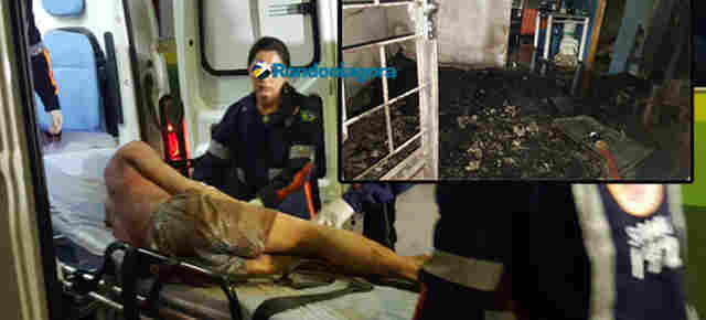 Homem tenta matar vizinho e amigos da vítima ateiam fogo na casa do suspeito