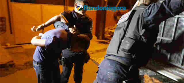 Dois furtam TV em transportadora e são presos após denúncia de vizinhos em Porto Velho