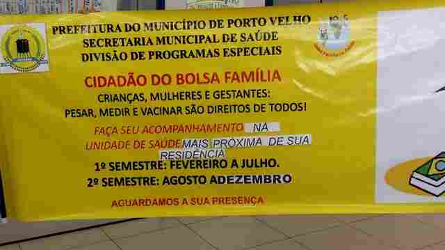 Beneficiários do Bolsa Família devem comparecer às unidades de saúde para avaliação