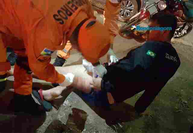 Vigilante é baleado por bandidos durante roubo em residência da capital