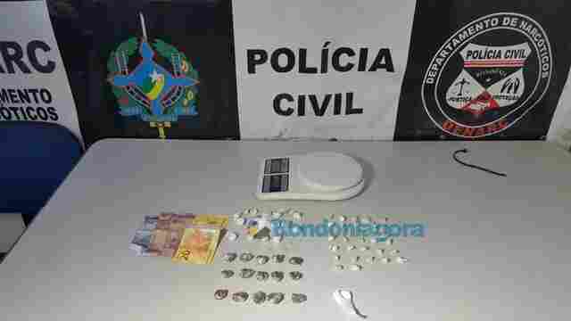 Denarc fecha boca de fumo e prende traficante na Zona Sul