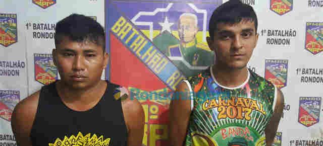 Vigilantes são presos após roubar bolsa de mulher em Porto Velho