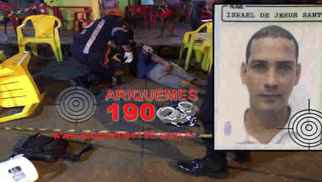 Homem é executado em bar na frente da esposa