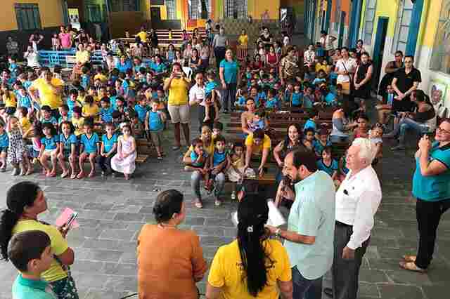 Laerte Gomes visita creche e destina recursos para ampliação