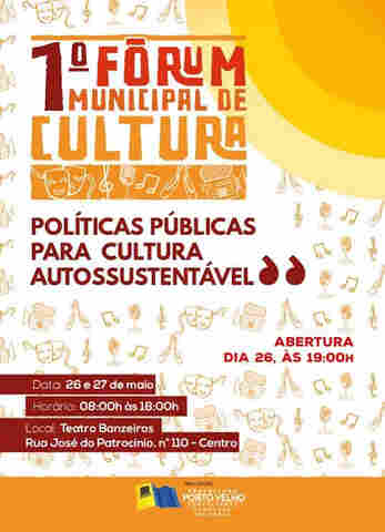 Fórum Municipal de Cultura começa nesta sexta no Teatro banzeiros